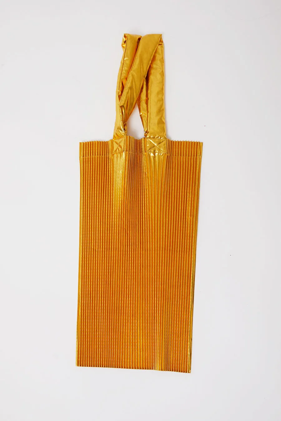 Marios Pleated Tote Bag in Gold sold by No. 6 product image thumbnail 2