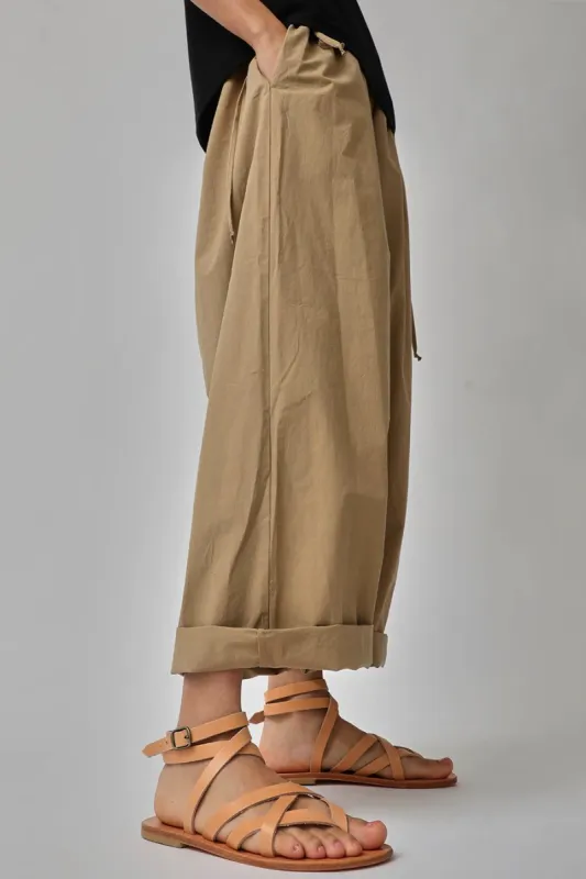 Maria Farro Delphi Sandal in Natural Leather sold by No. 6