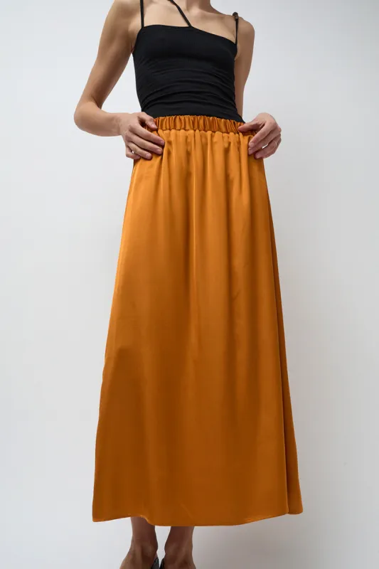 Baserange Neil Skirt in Mina Copper sold by No. 6