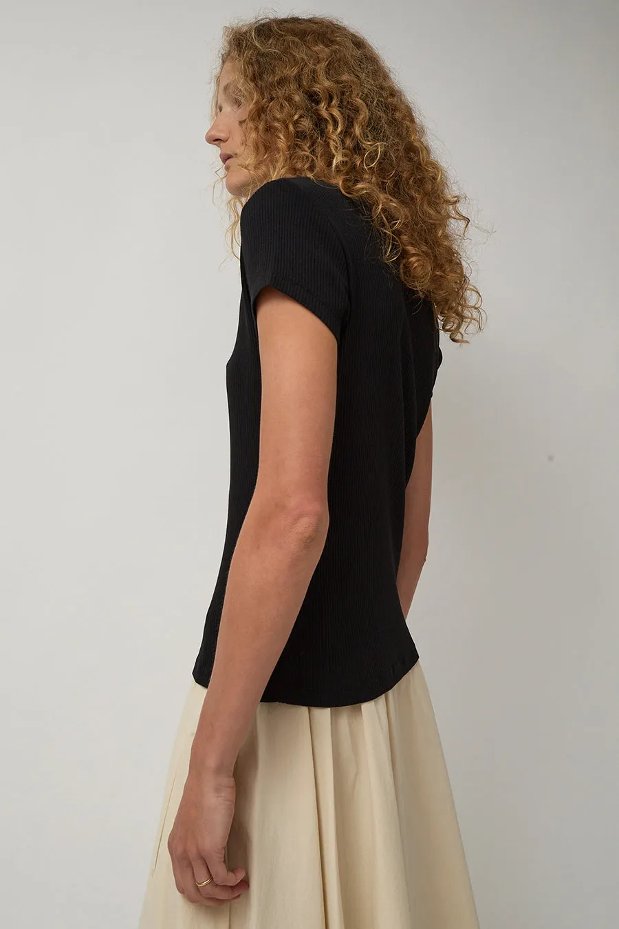 Can Pep Rey Fitted Short Sleeve T-Shirt in Black sold by No. 6 product image thumbnail 4
