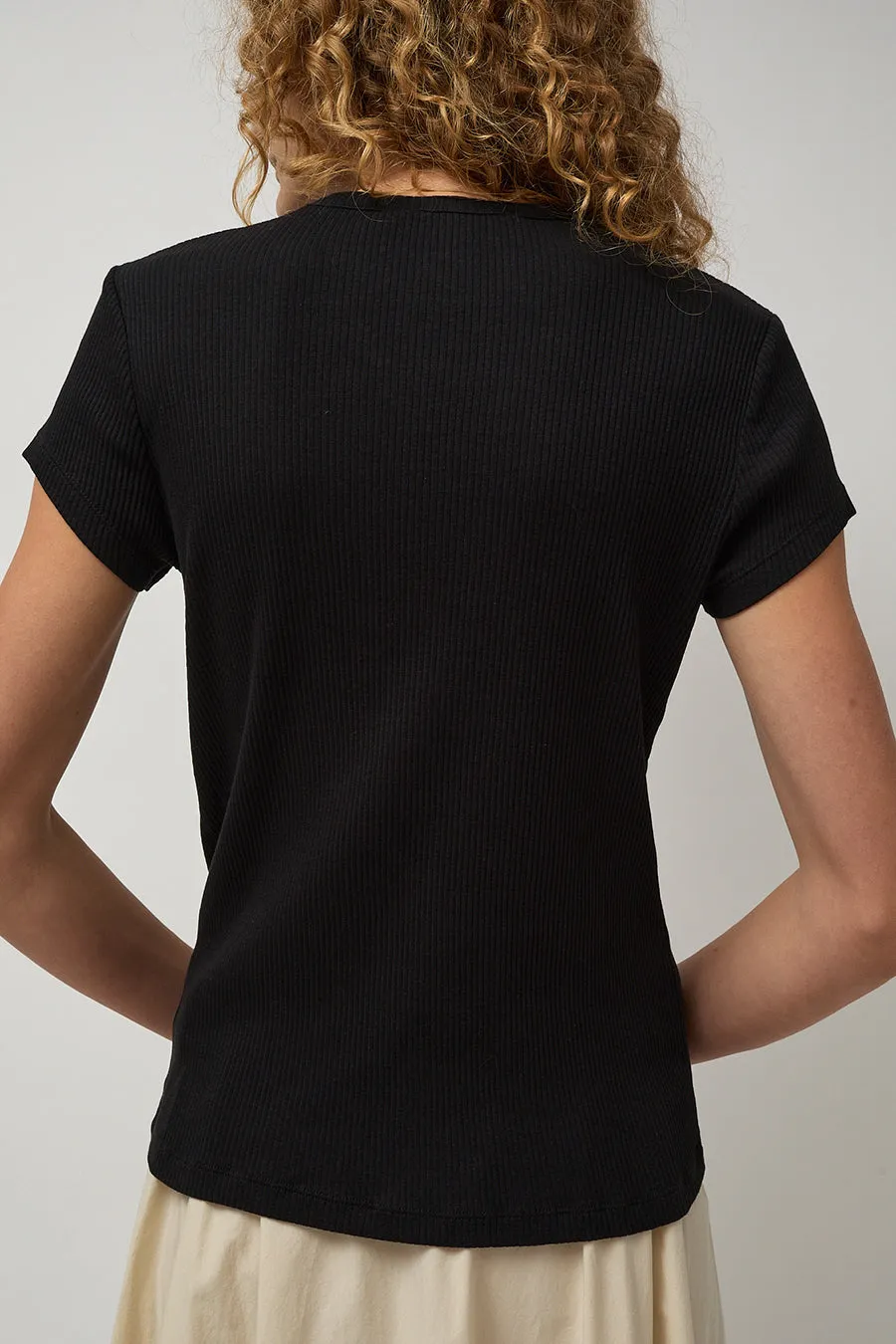 Can Pep Rey Fitted Short Sleeve T-Shirt in Black sold by No. 6 product image thumbnail 5