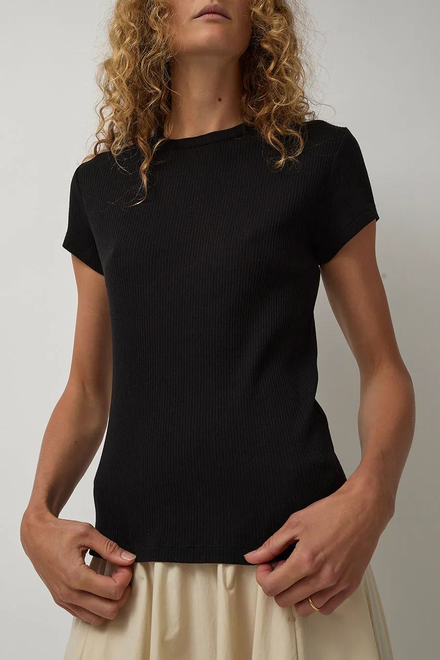 Can Pep Rey Fitted Short Sleeve T-Shirt in Black sold by No. 6 product image thumbnail 3