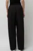 Amomento Cotton Banding Wide Pants in Black sold by No. 6