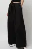 Amomento Cotton Banding Wide Pants in Black sold by No. 6