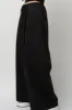 Amomento Cotton Banding Wide Pants in Black sold by No. 6