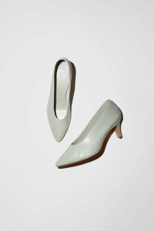 Martiniano Party Pump in Sage sold by No. 6