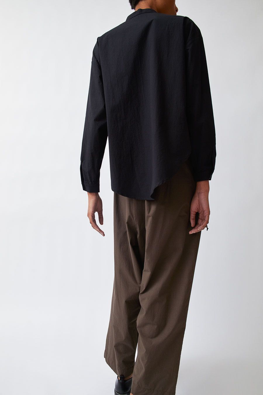 Modern Weaving Oversize Button Down in Black sold by No. 6 product image thumbnail 5