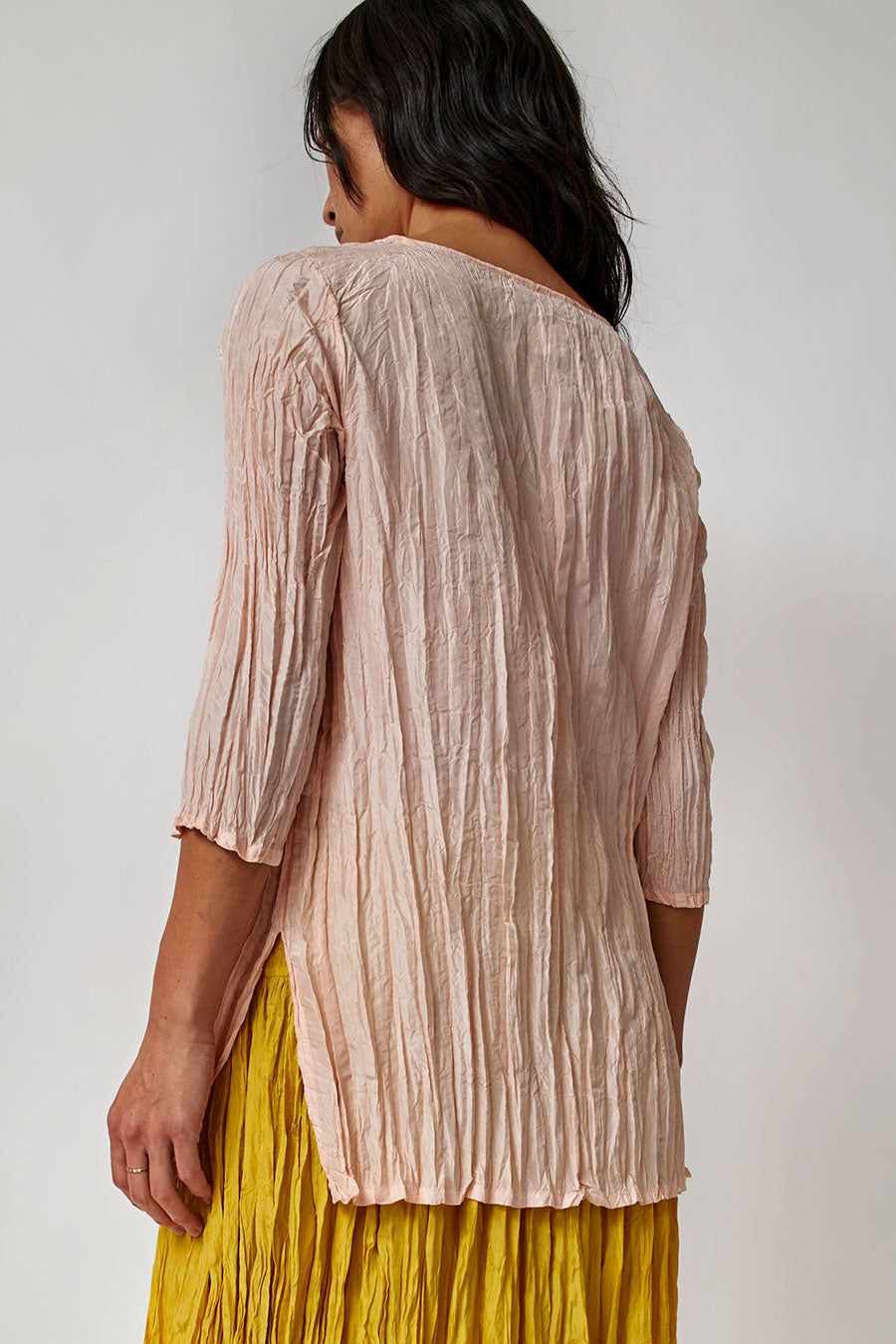 Anaak Palma Pleated Tunic in Pale Pink sold by No. 6 product image thumbnail 4
