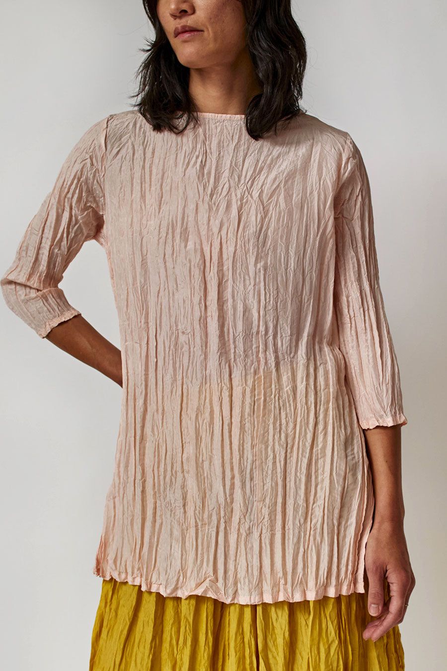 Anaak Palma Pleated Tunic in Pale Pink sold by No. 6 product image thumbnail 2