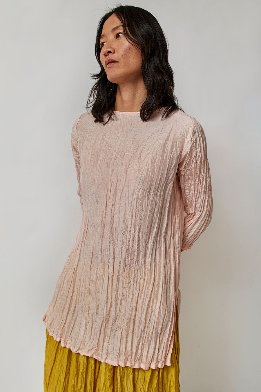 Anaak Palma Pleated Tunic in Pale Pink sold by No. 6 product image thumbnail 5