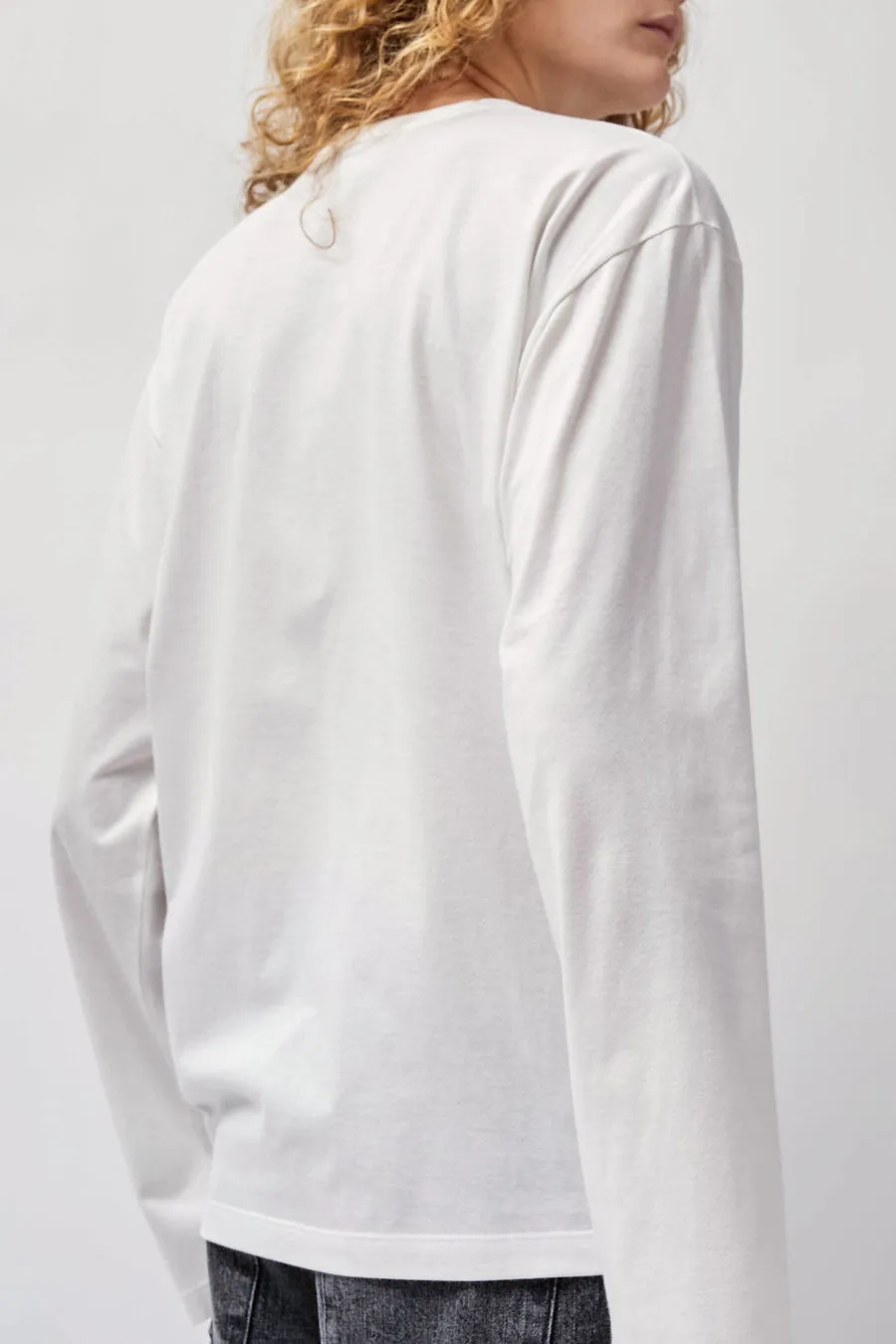 Can Pep Rey Unisex Long Sleeve T-Shirt in Off White sold by No. 6 product image thumbnail 5