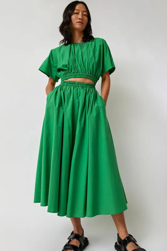 Sayaka Davis Open Waist Dress in Apple Green made by No. 6