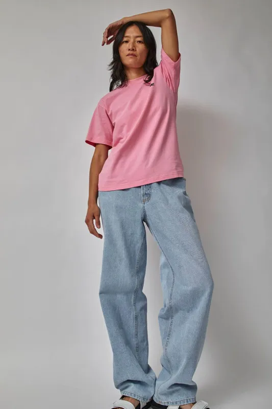 Sultan Wash Elastic Baggy Jeans in Ultra Bleach made by No. 6