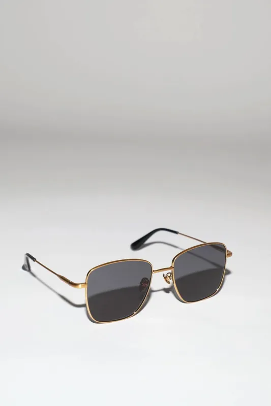 Projekt Produkt FS8 Sunglasses in Gold with Black Tint made by No. 6