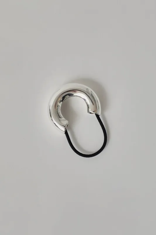 Saskia Diez Bold Hair Tie in Silver made by No. 6