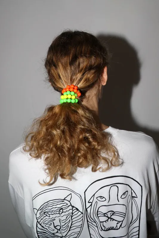 Ina Seifart Haargummi Hair Ties Set of 3 in Neon Mix sold by No. 6