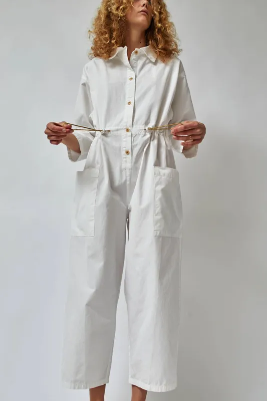 Girls of Dust Garage Suit in Milk made by No. 6
