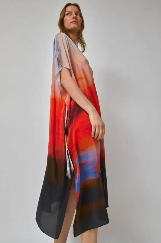 SERAPIS Malong Dress in Magma Sky made by No. 6