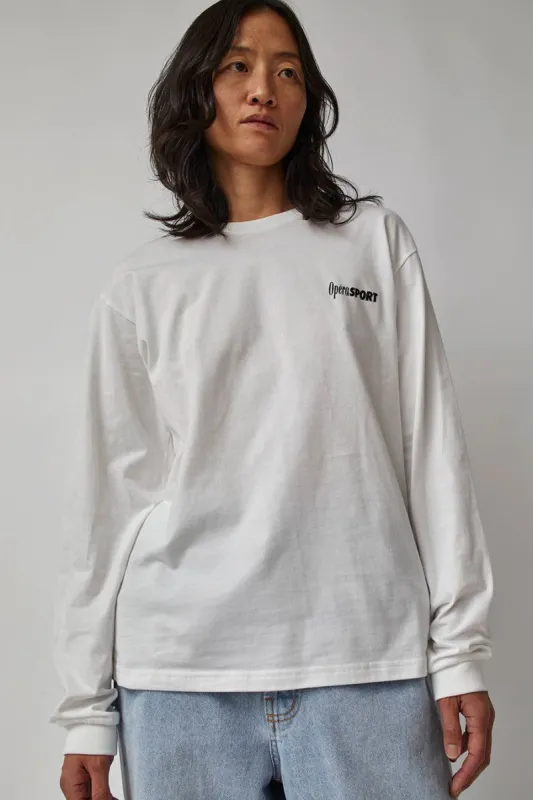 OpéraSPORT Claudette Unisex T-Shirt in White made by No. 6