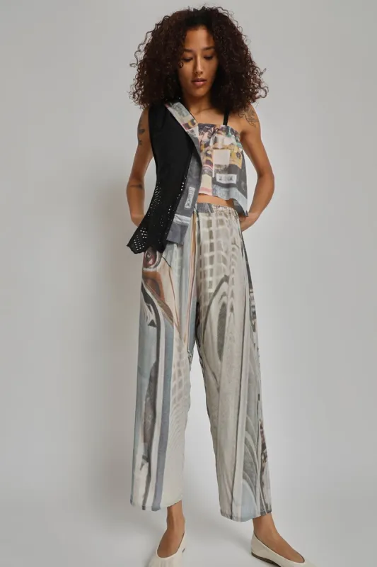 Vladimir Karaleev Printed Pant in Light Print made by No. 6