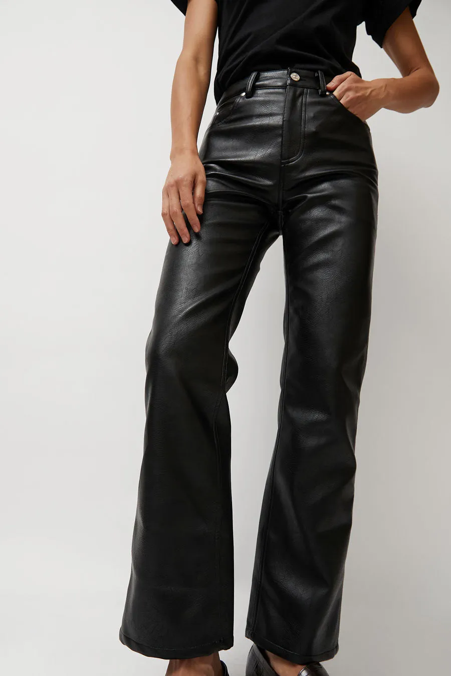 No.6 Erik Jean in Black Faux Leather sold by No. 6 product image thumbnail 2