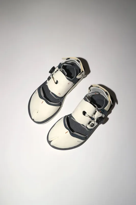 Suicoke HAKU-ab in Ivory and Navy sold by No. 6