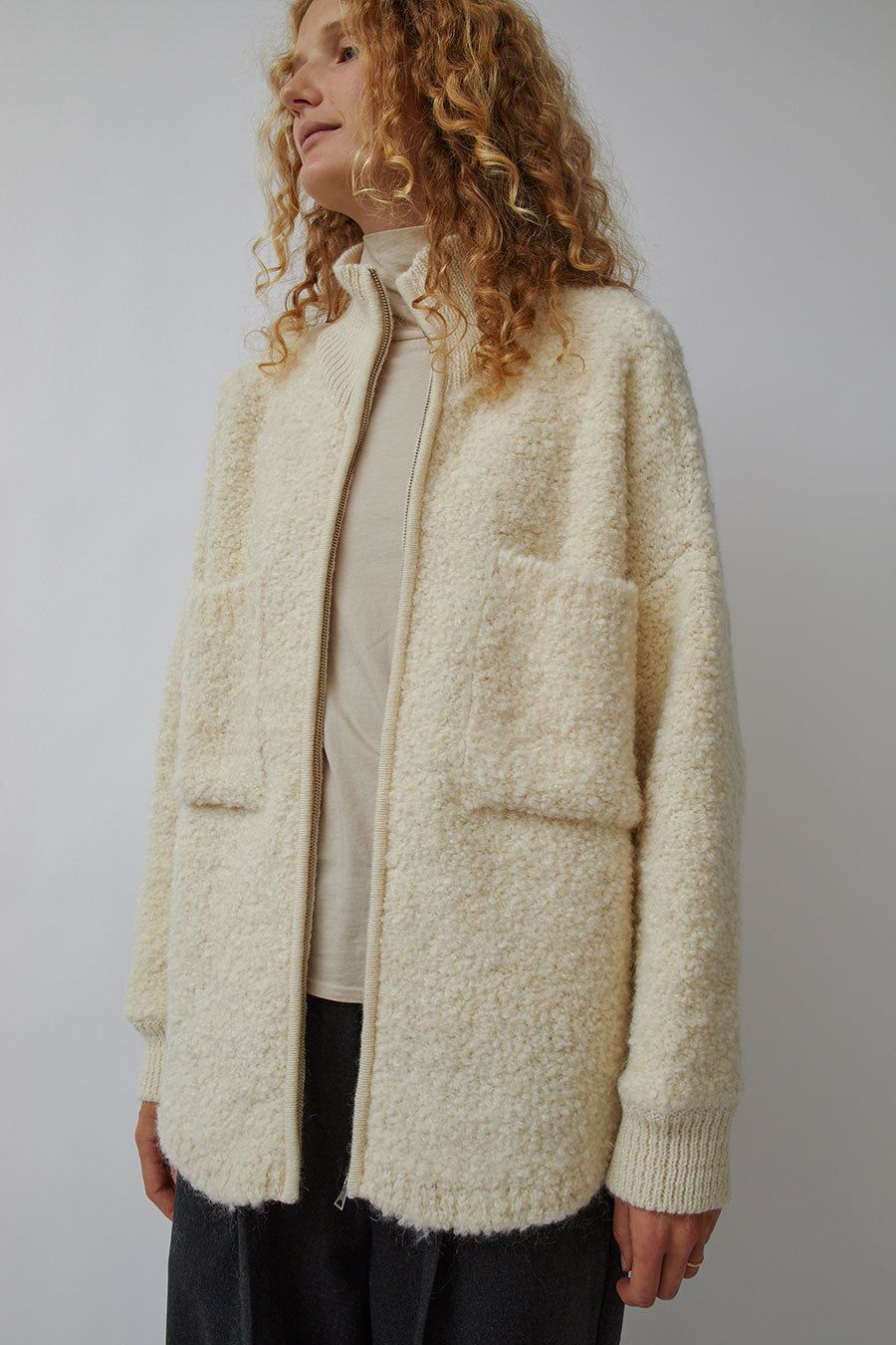 CORDERA Wool and Mohair Jacket in Natural sold by No. 6 product image thumbnail 4