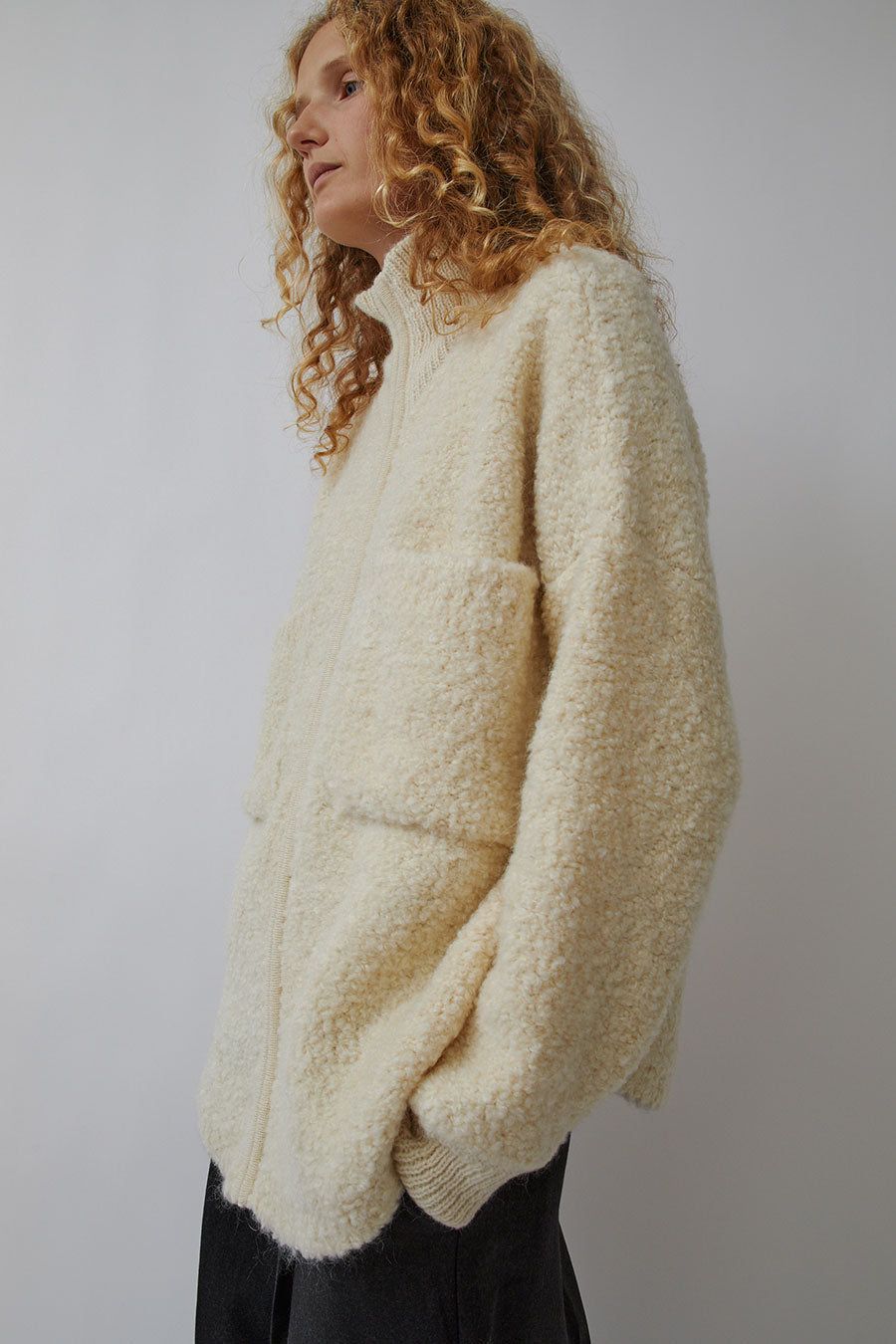 CORDERA Wool and Mohair Jacket in Natural sold by No. 6 product image thumbnail 3