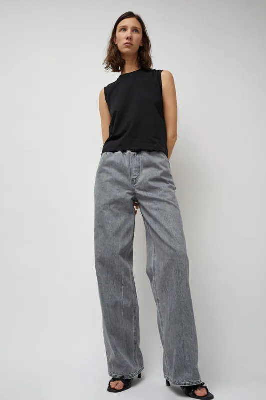 Façon Jacmin Polly Elastic Waist Jean in Light Grey sold by No. 6