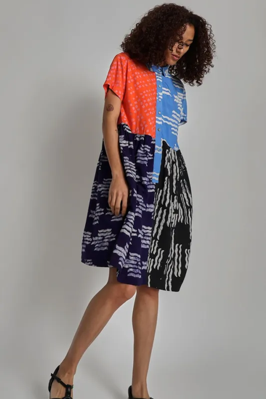 Osei Duro Helia Dress in Directions made by No. 6