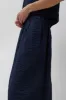 Black Crane Wide Pants in Navy sold by No. 6