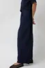 Black Crane Wide Pants in Navy sold by No. 6