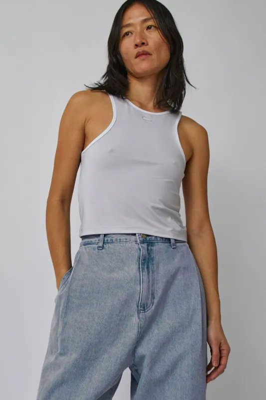 Amomento Color Blocked Sleeveless Top in Mint made by No. 6