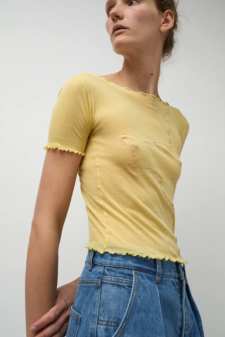 Baserange Gerrymandered Tee in One Yellow sold by No. 6 product image thumbnail 5