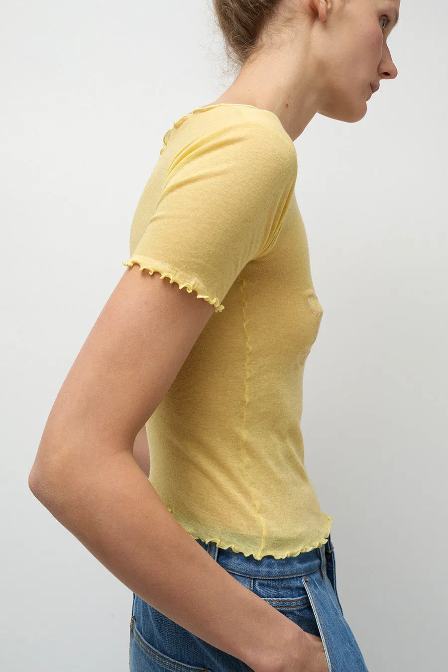 Baserange Gerrymandered Tee in One Yellow sold by No. 6 product image thumbnail 4