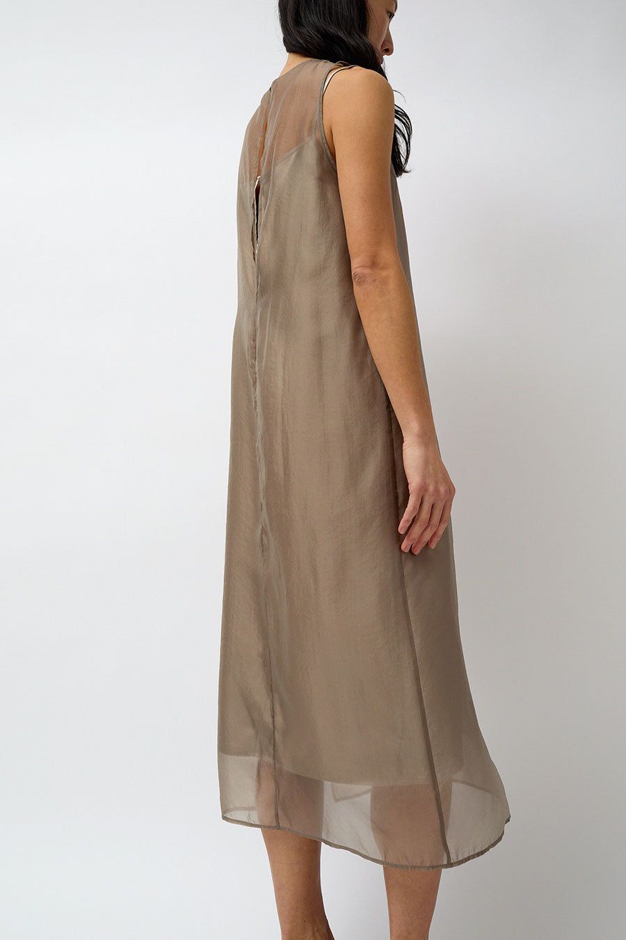 Mijeong Park Organza Dress in Dark Beige sold by No. 6 product image thumbnail 5