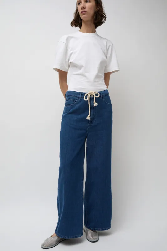 Les Coyotes de Paris Super Oversized Denim in Classic Denim Blue sold by No. 6