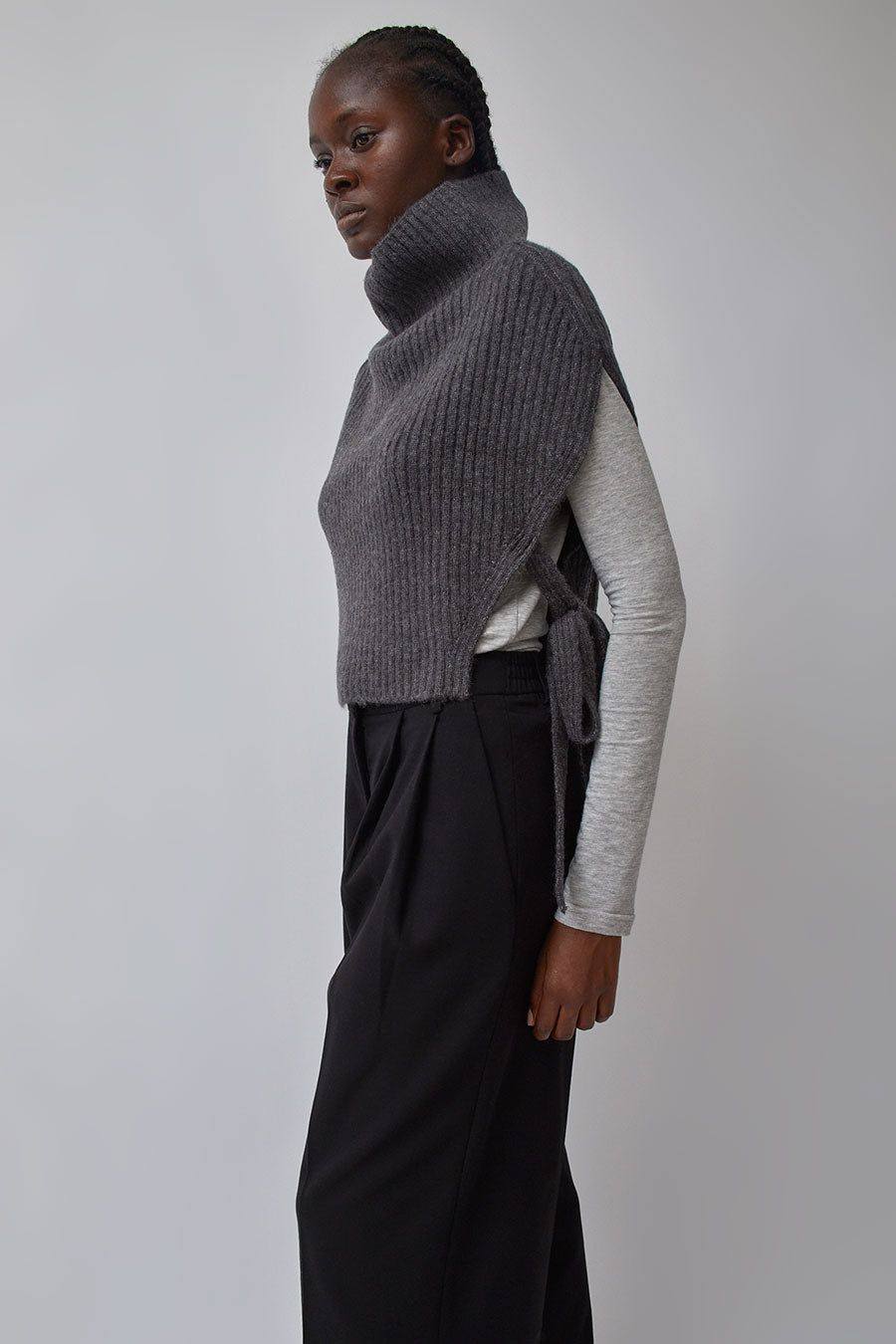 Mijeong Park Neck Warmer in Charcoal sold by No. 6 product image thumbnail 3