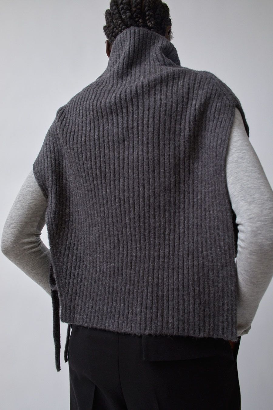 Mijeong Park Neck Warmer in Charcoal sold by No. 6 product image thumbnail 6