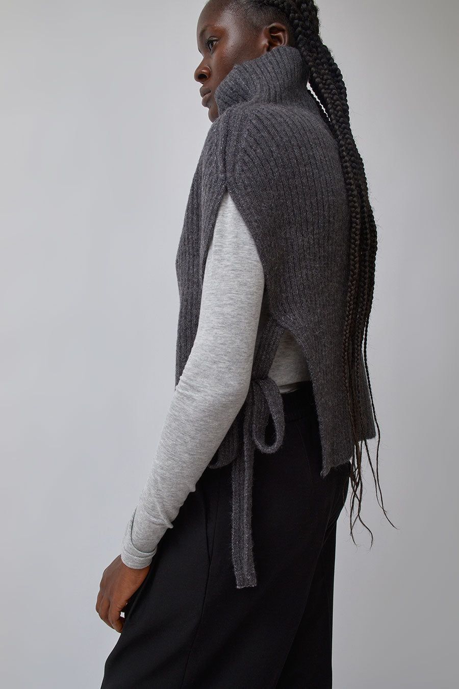 Mijeong Park Neck Warmer in Charcoal sold by No. 6 product image thumbnail 4