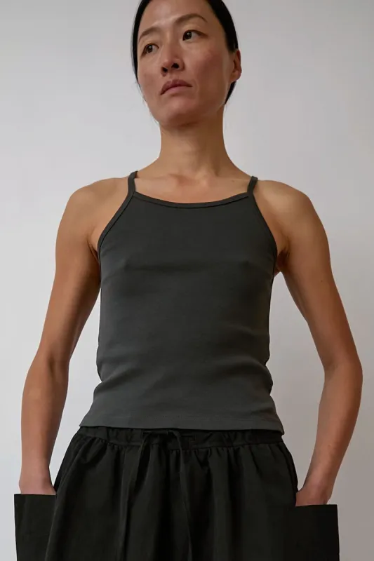Nothing Written Nico Sleeveless Top in Charcoal made by No. 6