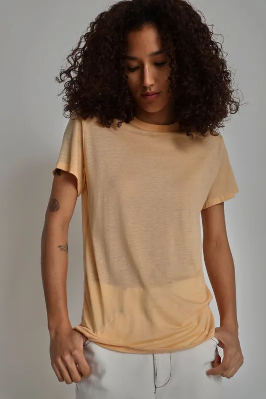 Baserange Tee Shirt in Daf Yellow made by No. 6