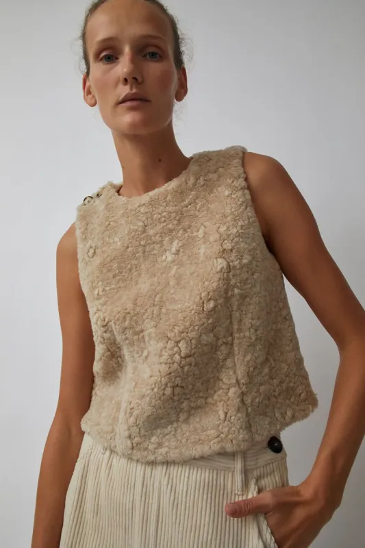 Atelier Delphine Jafer Top in Light Beige sold by No. 6
