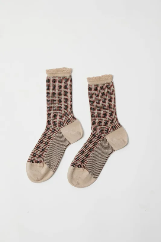 Maria La Rosa Iceland Socks in Natural sold by No. 6
