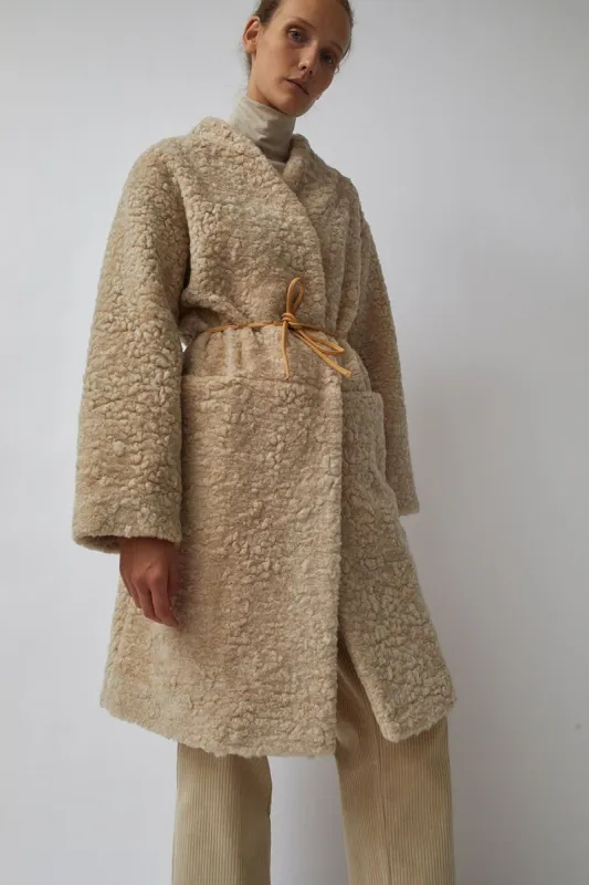 Atelier Delphine Malaga Coat in Light Beige made by No. 6