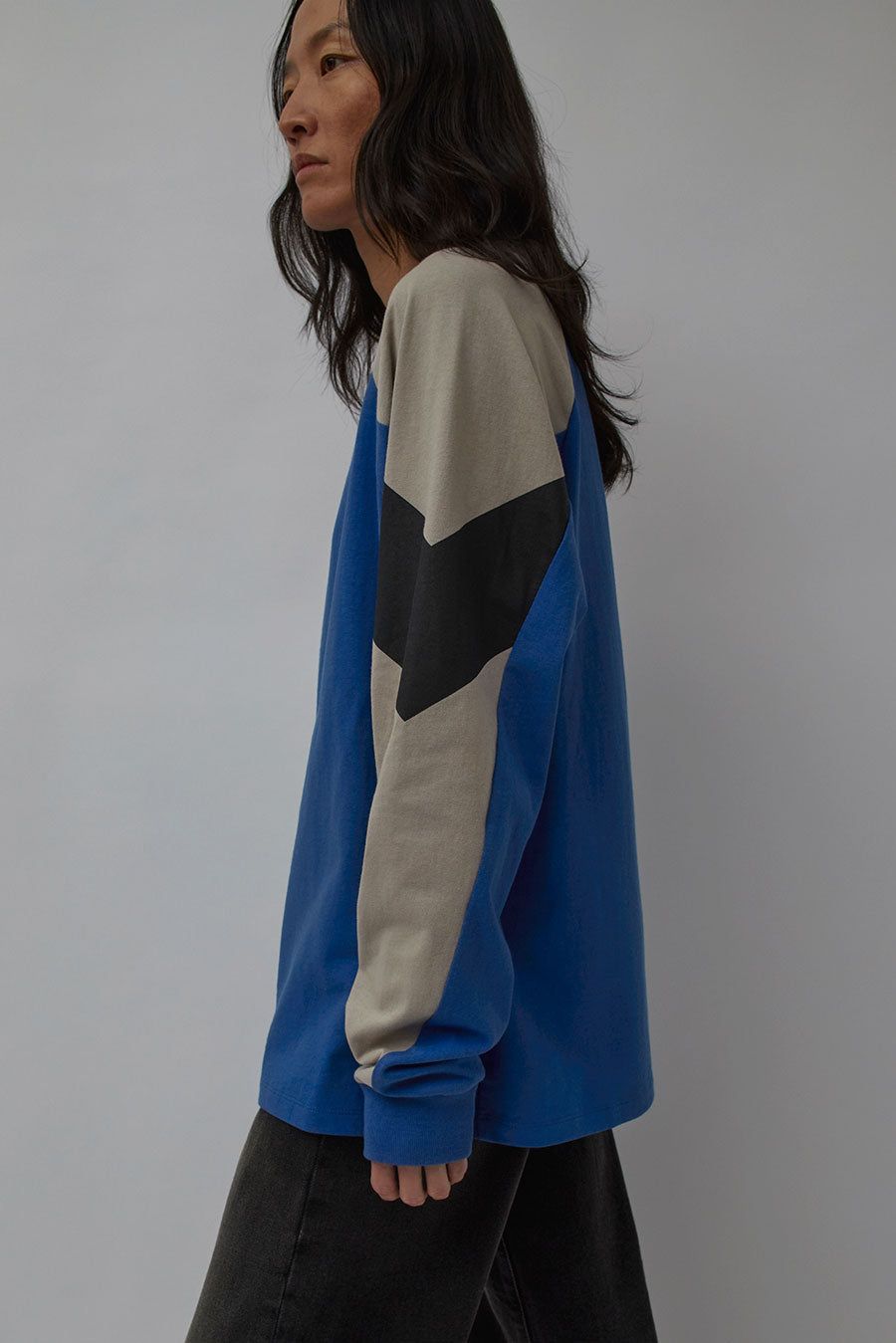 6397 Colorblock Raglan Tee in Ice sold by No. 6 product image thumbnail 3
