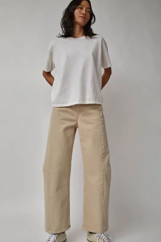 B Sides Lasso Jean in Tan Overdye sold by No. 6