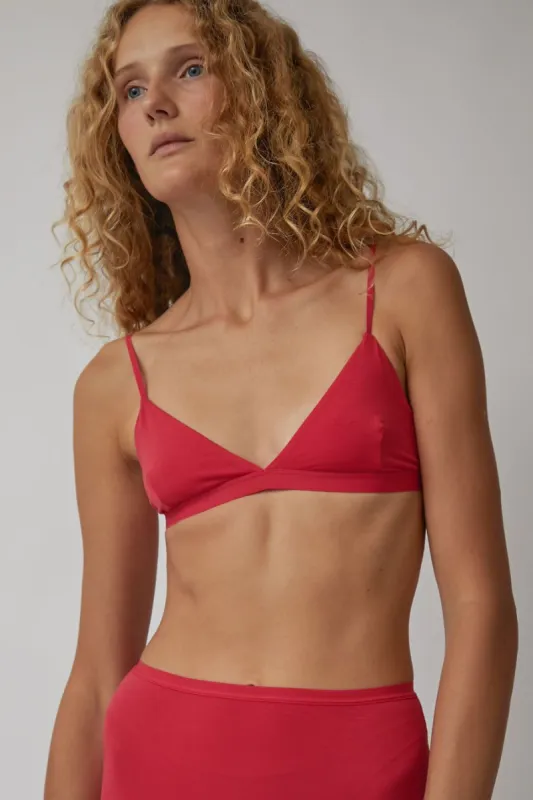 Baserange Mississippi Bra in Dio Red sold by No. 6