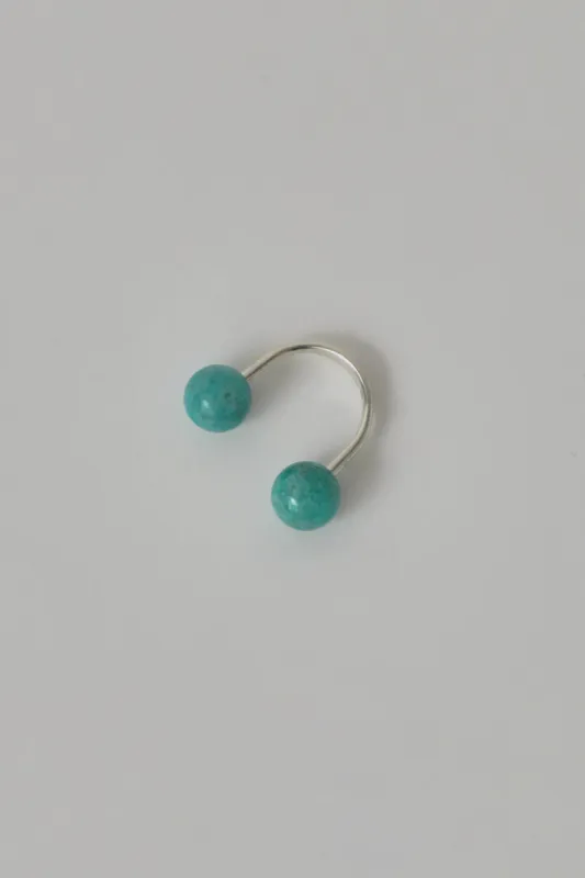 Saskia Diez Sling Ring in Amazonite sold by No. 6