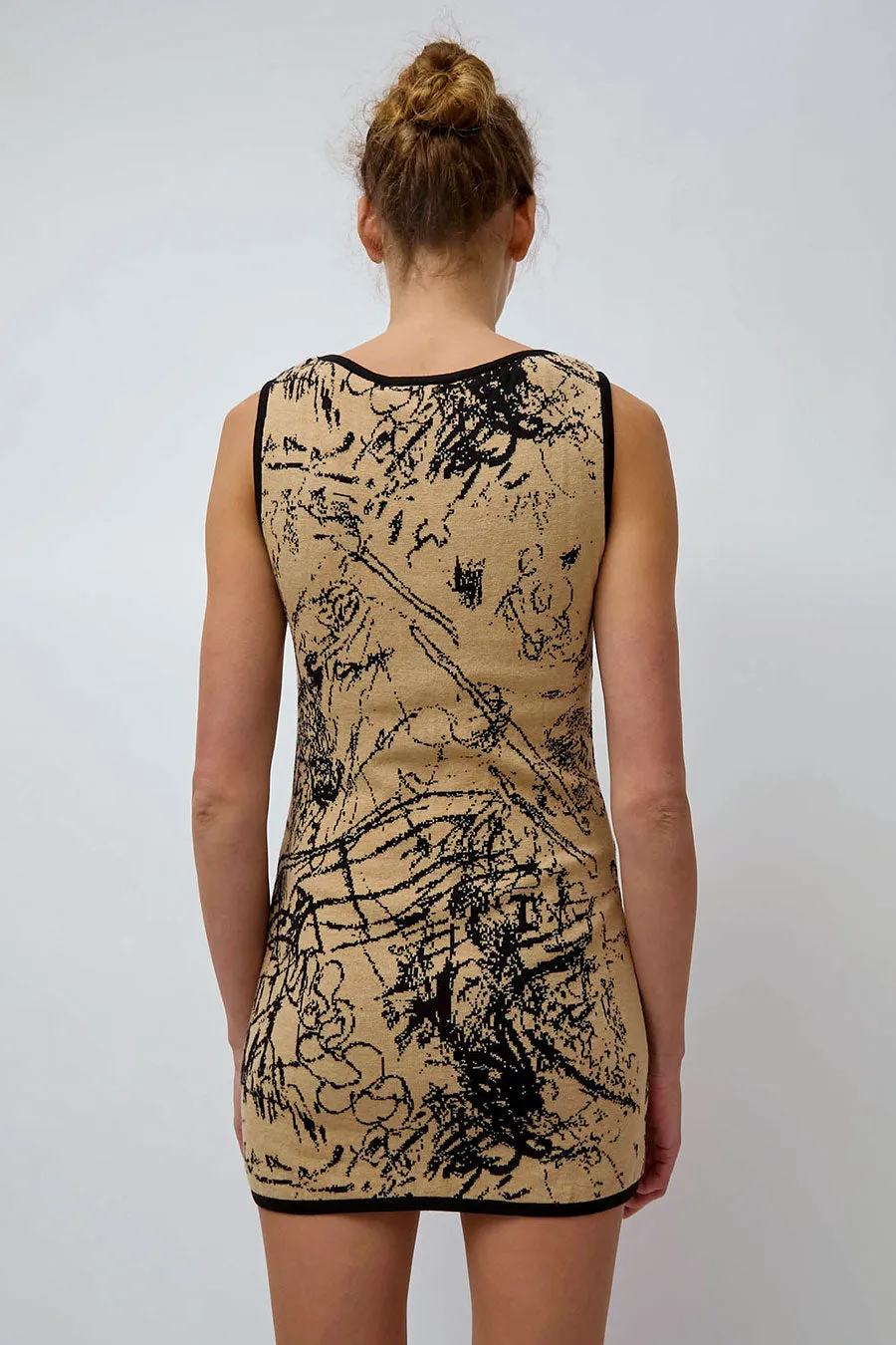 SERAPIS Knit Dress in Beige and Black sold by No. 6 product image thumbnail 5